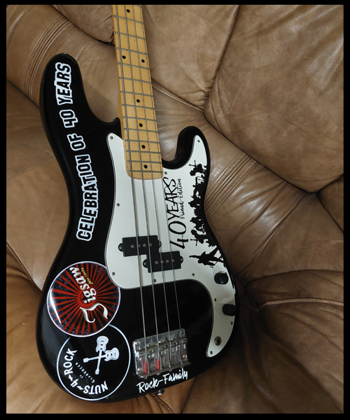 Gitarre mit etwas Design